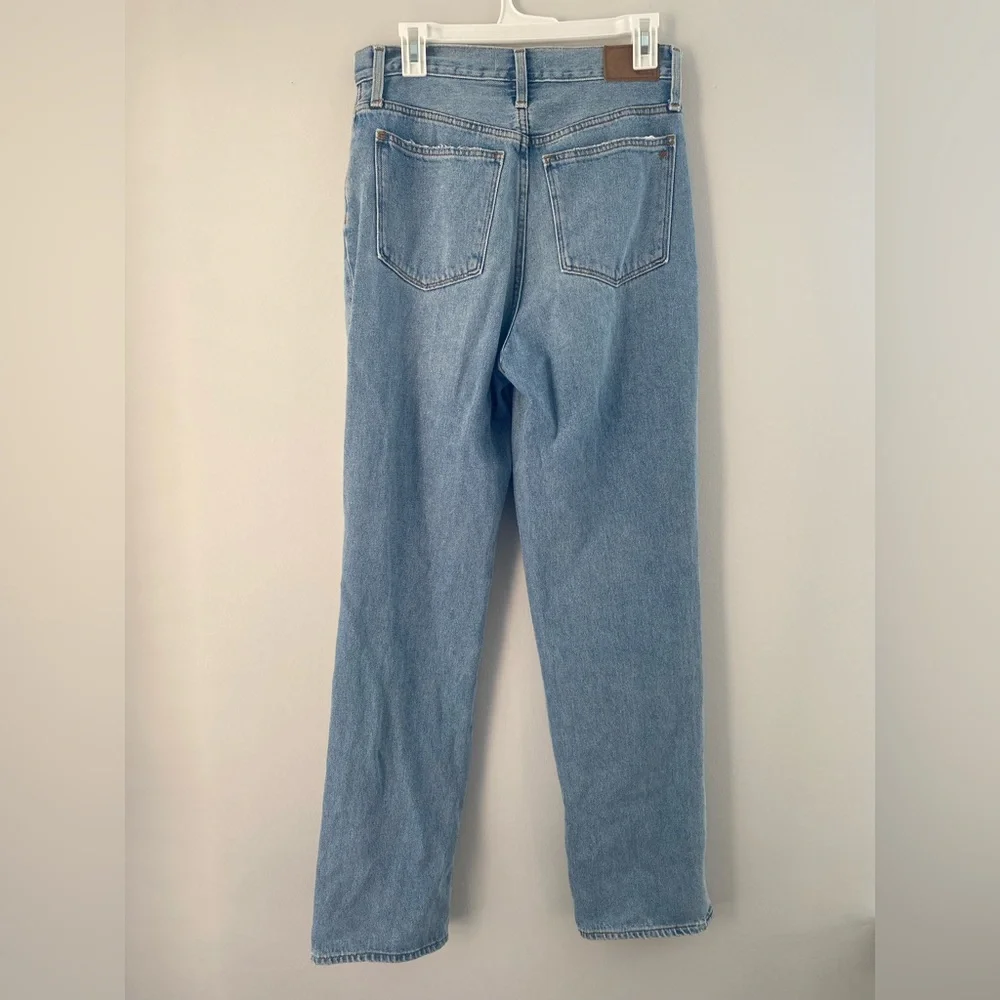 MADEWELL Baggy Straight Jeans in Earlhurst Wash: Ripped Edition - Picture 5 of 7